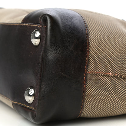 Prada Jacquard Logo Tote Corda Moro 11 of 27