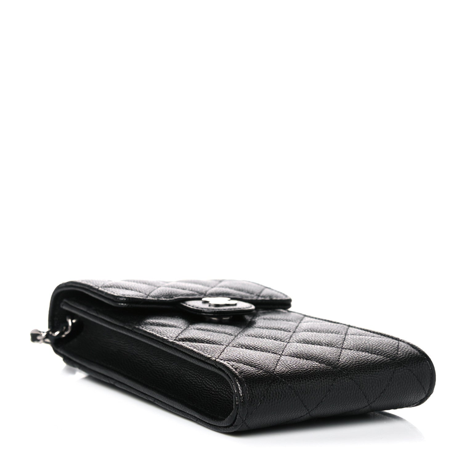 Chanel Caviar Quilted Classic Phone Holder Black 4 of 11