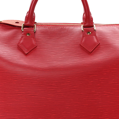 Louis Vuitton LOUIS VUITTON Epi Speedy 30 Castillan Red 7 of 11