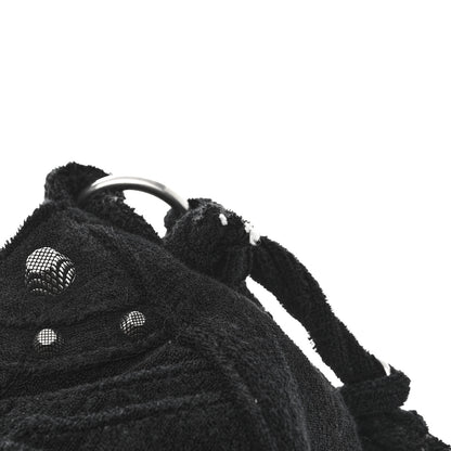 Balenciaga Terry Cloth Le Cagole Shoulder Bag XS Black 11 of 11