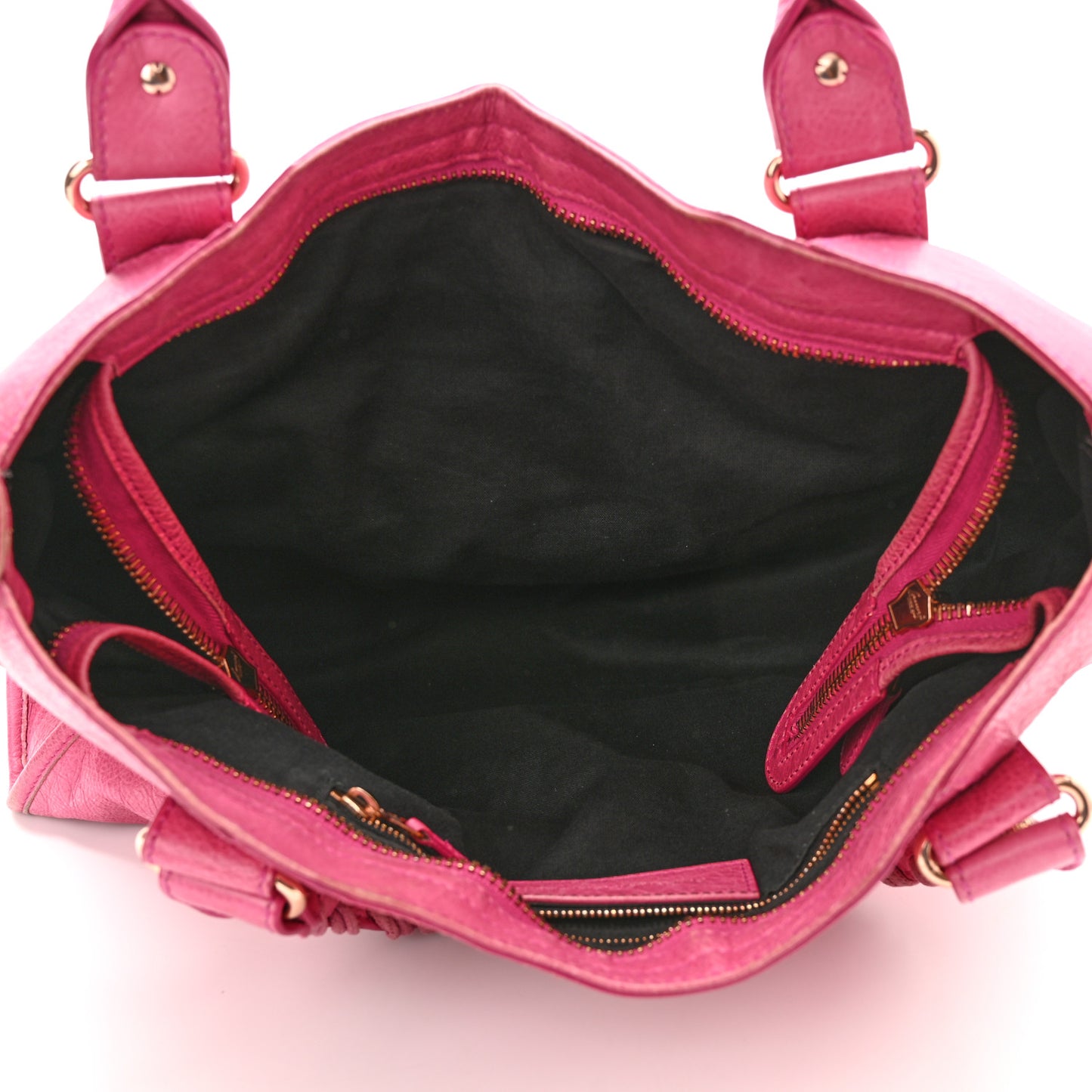 Agneau Giant 21 Rose Gold Hardware City Cyclamen Fucsia