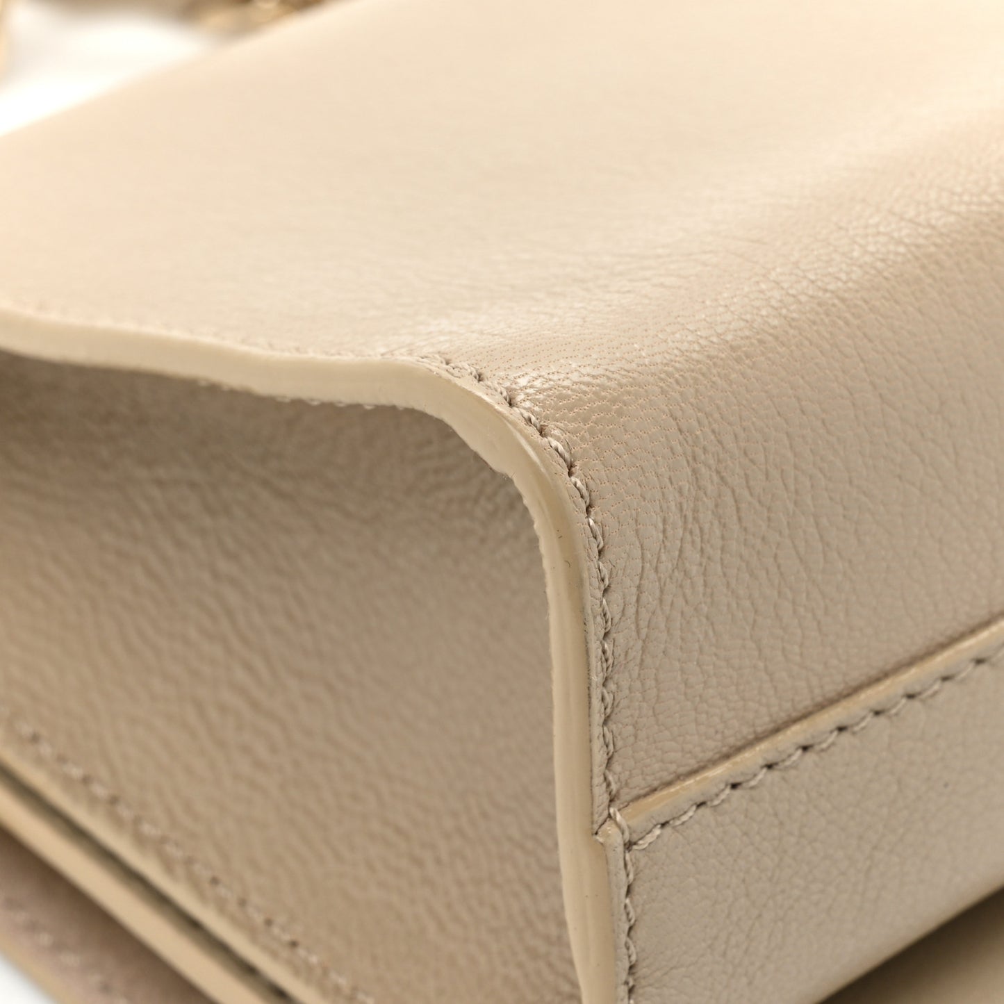 Soft Grainy Goatskin Mini Rebel Crossbody Chai
