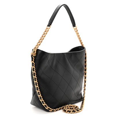 Chanel Caviar Quilted Hobo Black 3 of 10