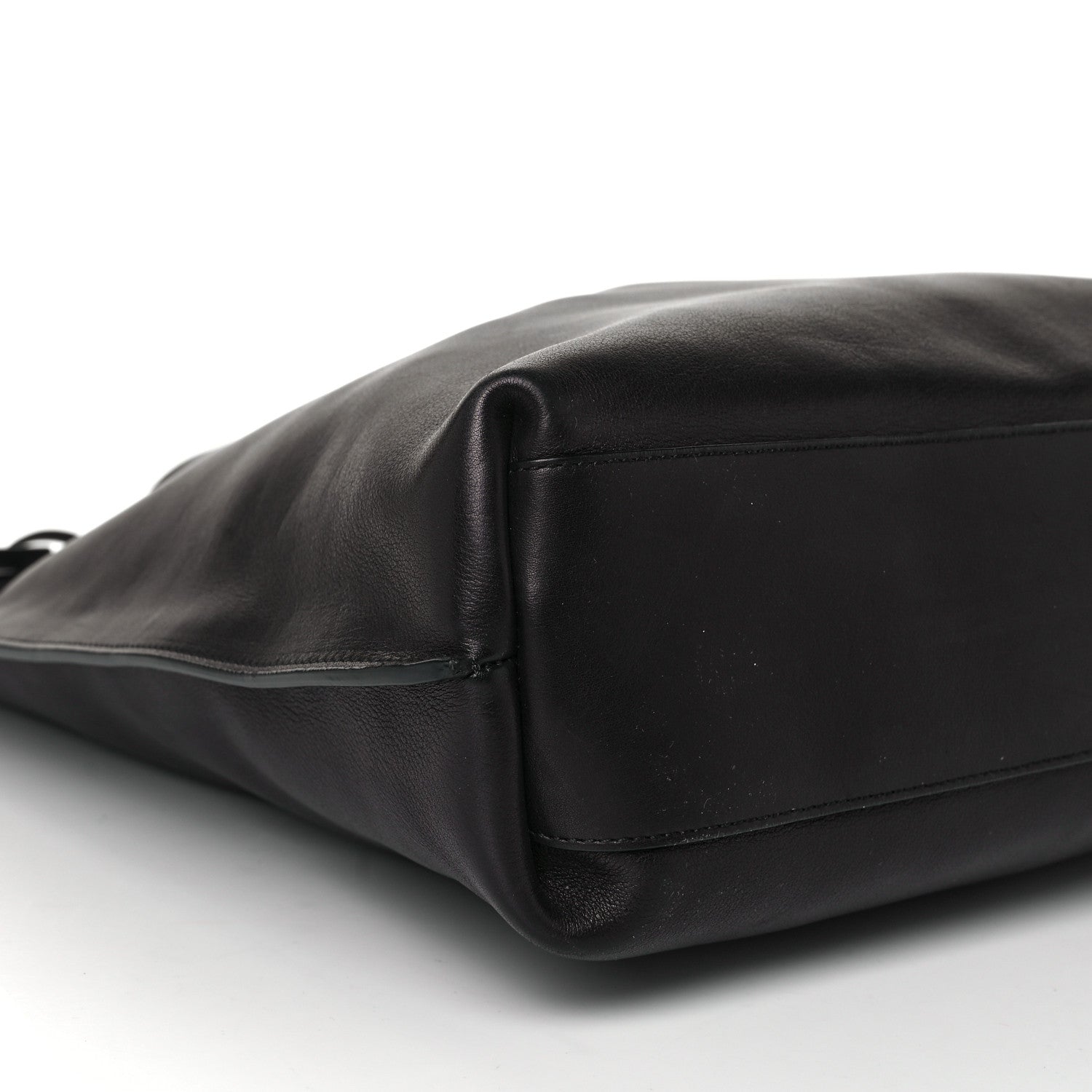 Saint Laurent Calfskin Hobo Black 12 of 14