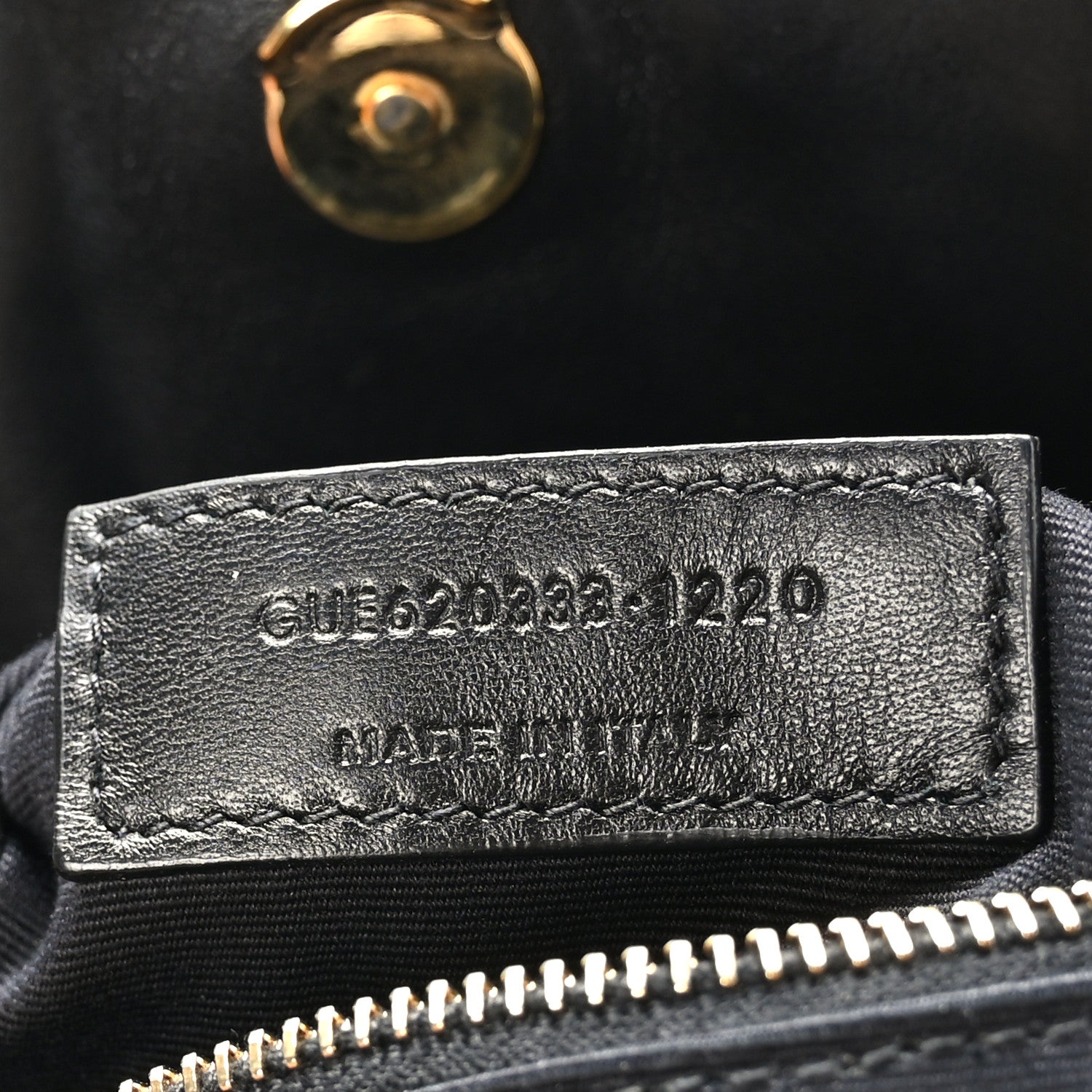Saint Laurent Lambskin Quilted Toy Loulou Puffer Monogram Chain Satchel Black 7 of 9