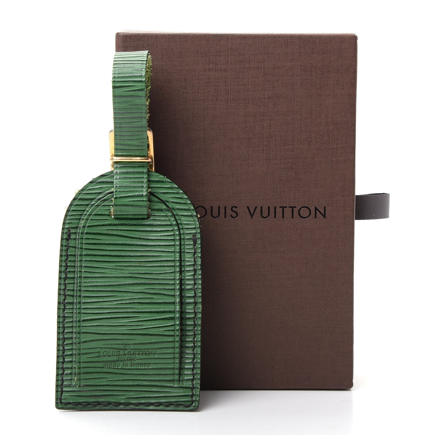 Epi Luggage Tag Green