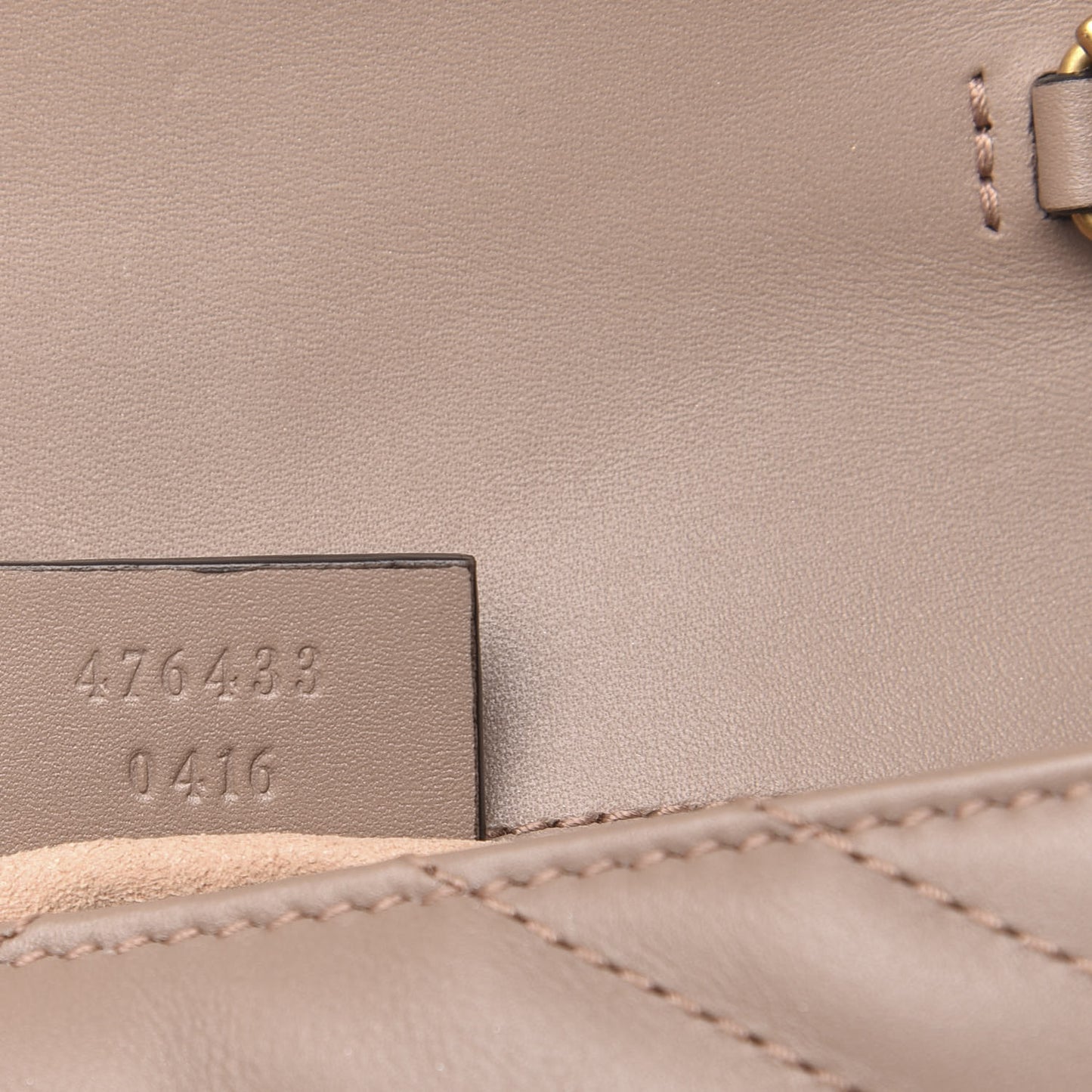 Calfskin Matelasse Super Mini GG Marmont Shoulder Bag Porcelain Rose