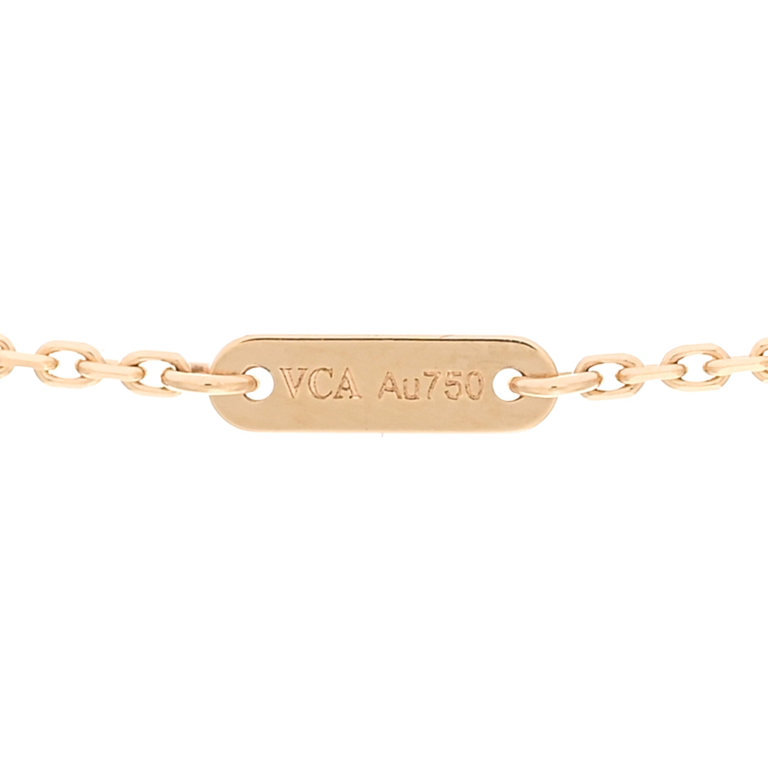Van Cleef & Arpels 18K Yellow Gold Diamond Mini Frivole Pendant Necklace 5 of 6