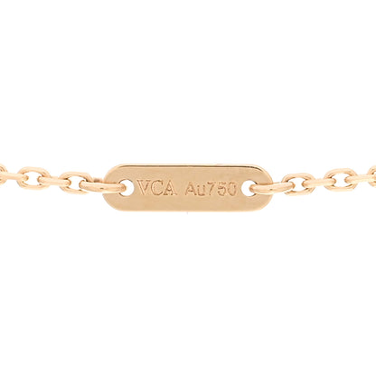 Van Cleef & Arpels 18K Yellow Gold Diamond Mini Frivole Pendant Necklace 5 of 6