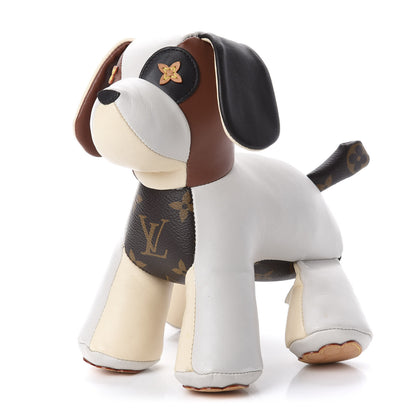Louis Vuitton Calfskin Monogram Doudou Oscar Dog Beige 1 of 8