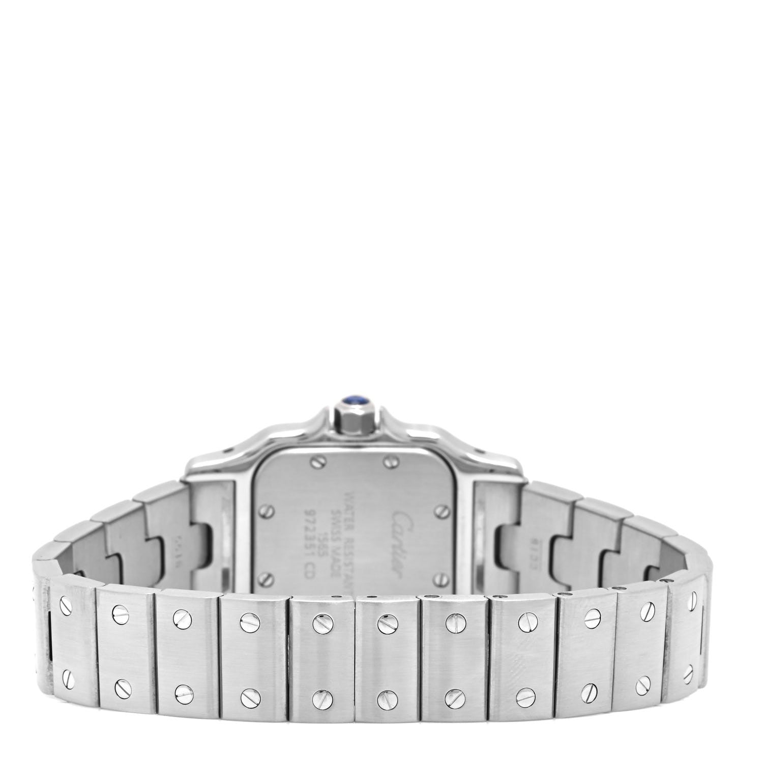 Cartier Stainless Steel 24mm Santos de Cartier Galbee Quartz Watch 3 of 4
