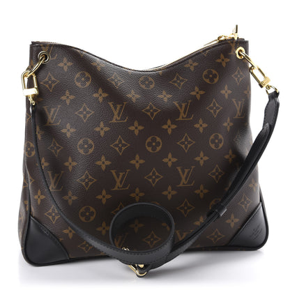 Louis Vuitton Monogram Odeon MM Black 3 of 10