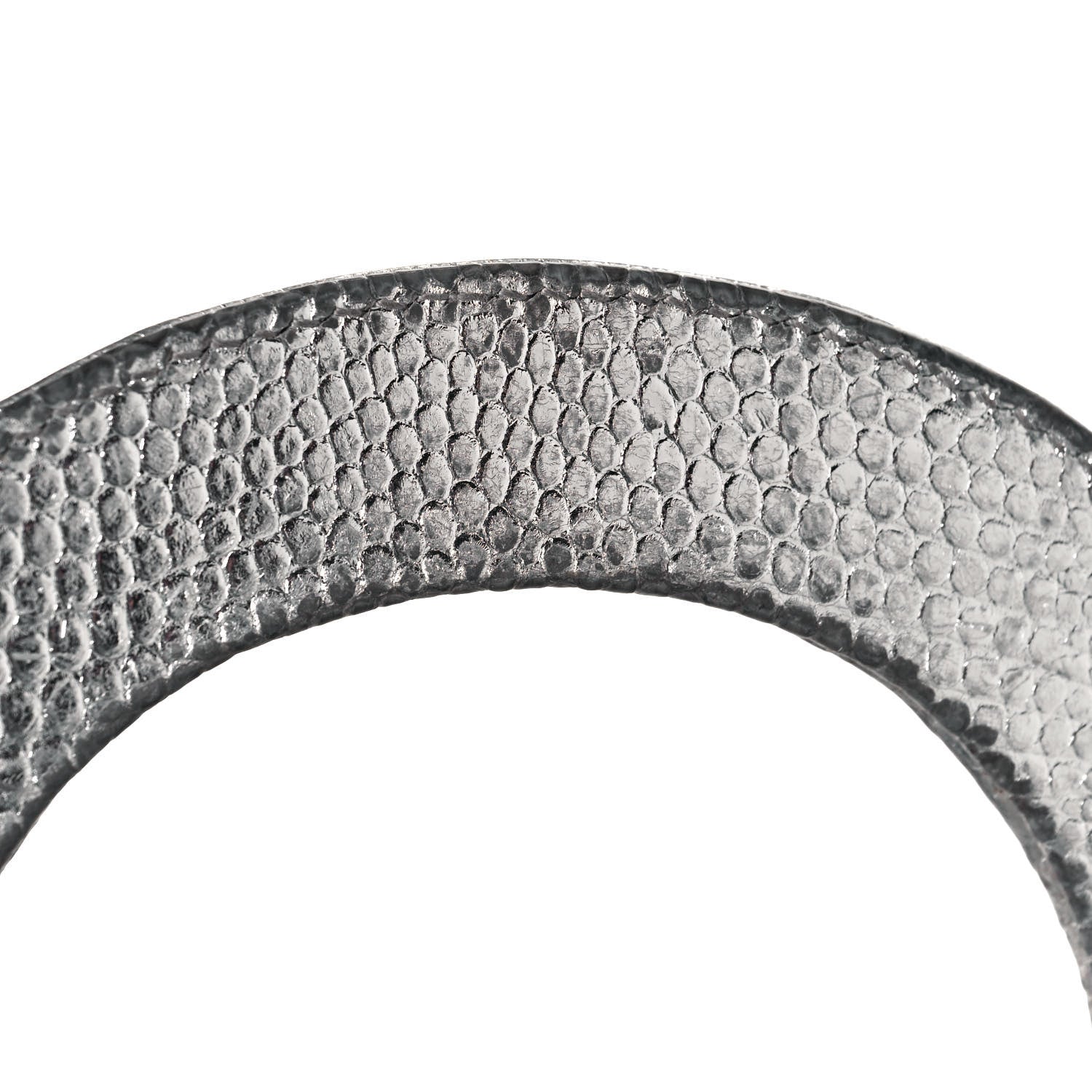Christian Dior Metallic Lizard Mini Lady Dior Silver 17 of 18