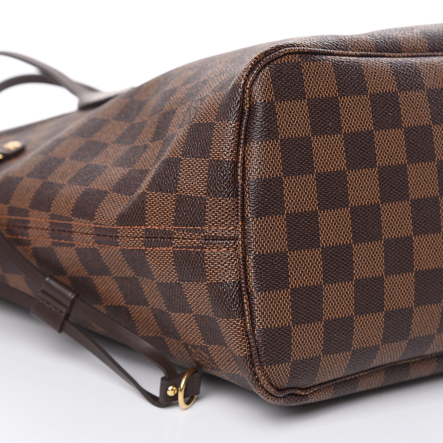 Louis Vuitton Damier Ebene Neo Neverfull MM Rose Ballerine 9 of 10