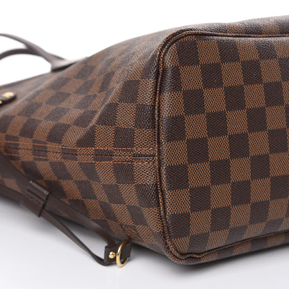 Louis Vuitton Damier Ebene Neo Neverfull MM Rose Ballerine 9 of 10
