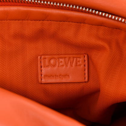Loewe Shiny Nappa Puffer Puzzle Hobo Orange 6 of 9