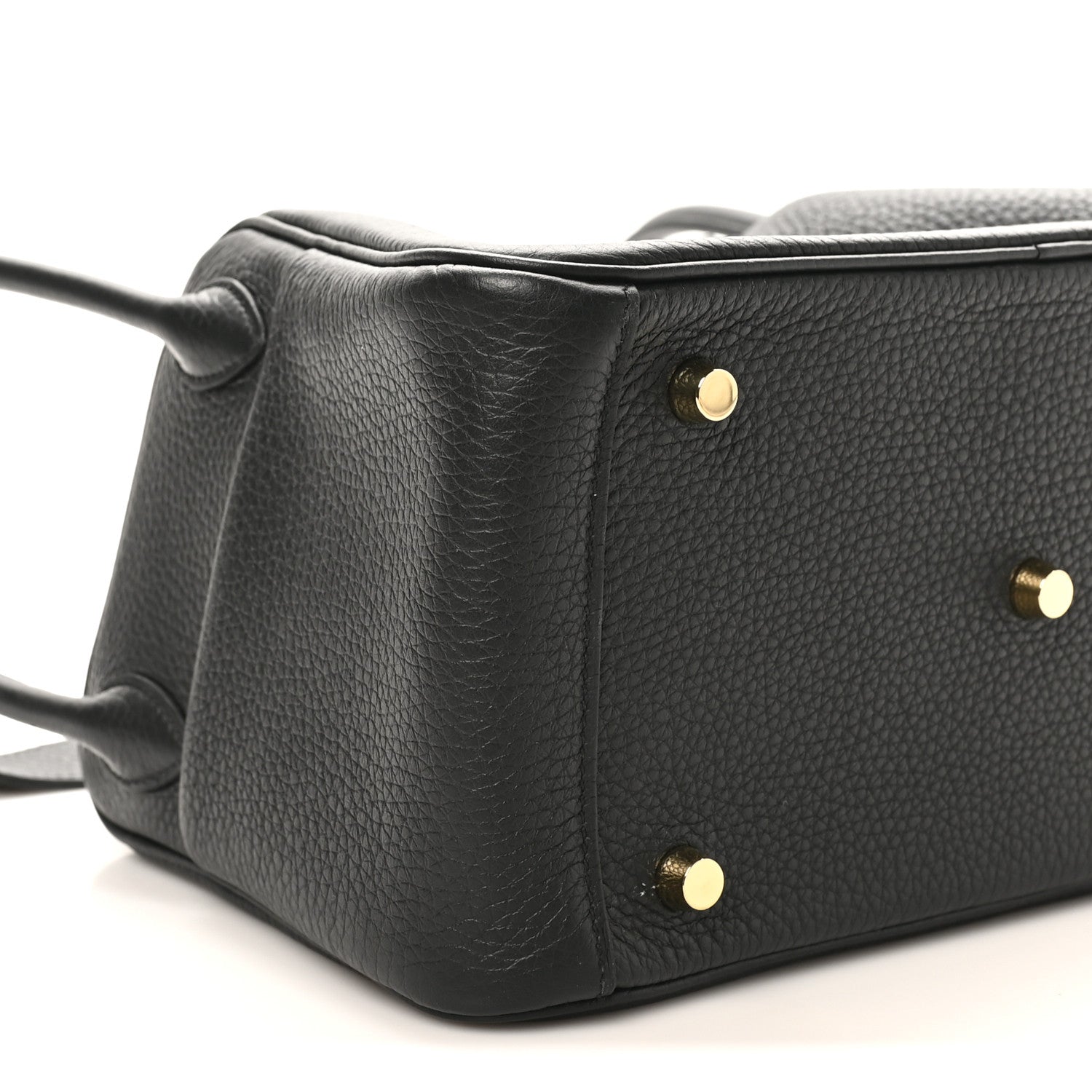 Hermes Taurillon Clemence Lindy 26 Black 9 of 11