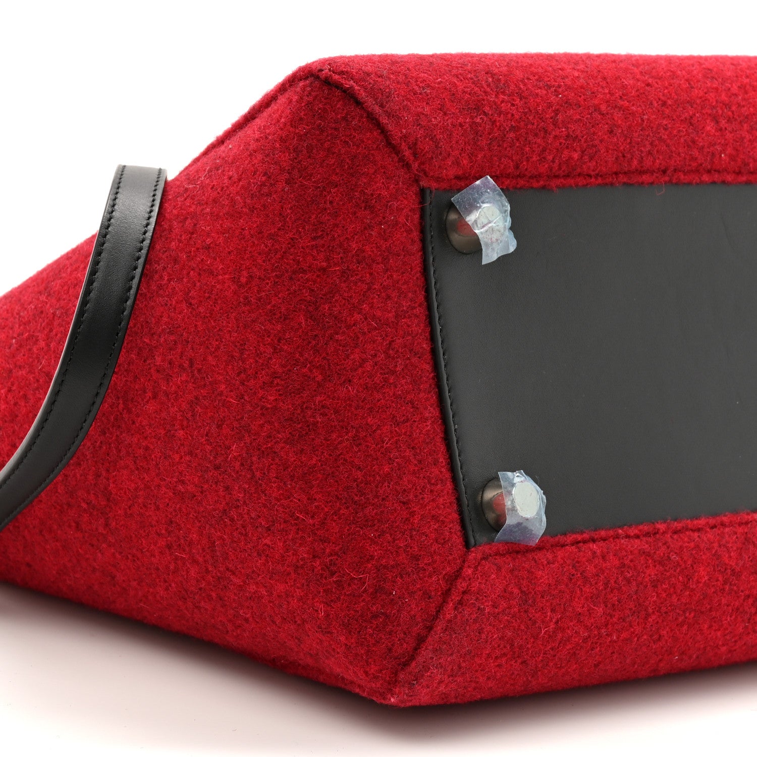 Celine Felt Smooth Calfskin Mini Belt Bag Red 9 of 9