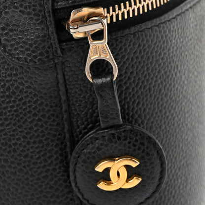 Chanel Caviar Vanity Cosmetic Case Black 10 of 10