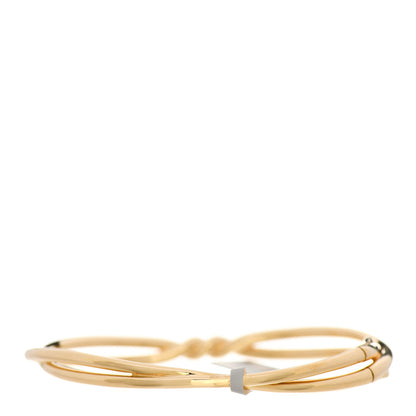 David Yurman 18K Yellow Gold Continuance Center Twist Bracelet 2 of 3