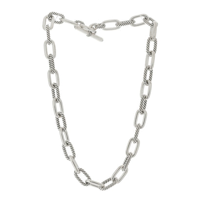 David Yurman Sterling Silver 11mm Madison Chain Toggle Necklace 3 of 6