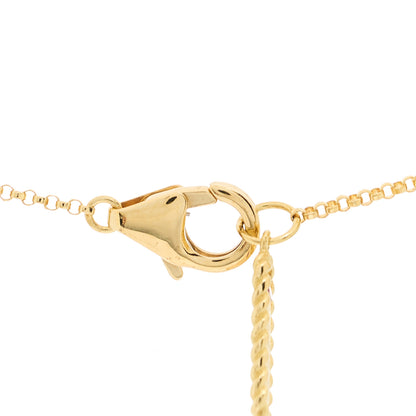 Roberto Coin 18K Yellow Gold Diamond New Barocco Station Necklace 5 of 7