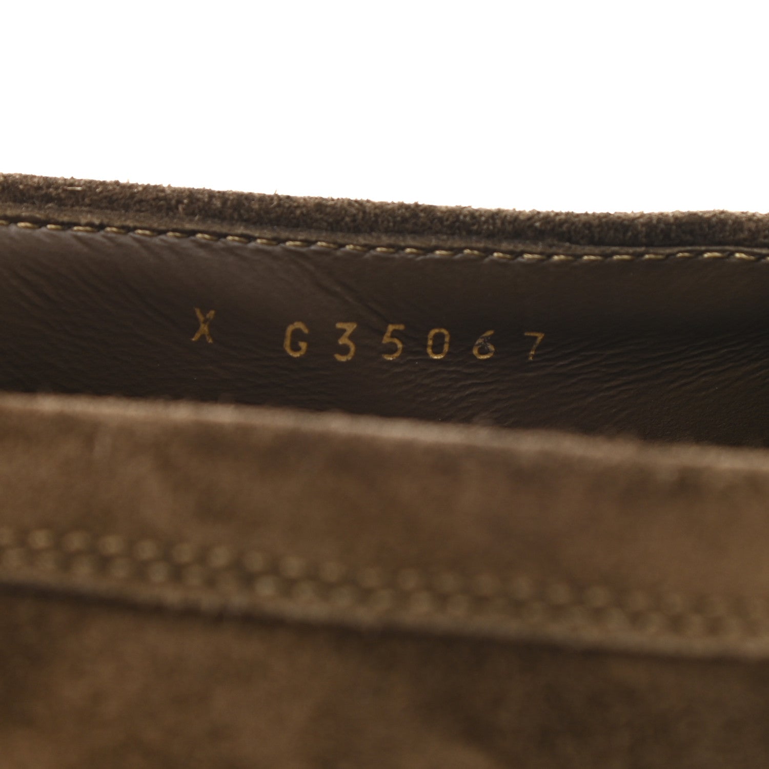 Chanel Suede Calfskin CC Chain Mocassin Loafers 37.5 Brown 8 of 9