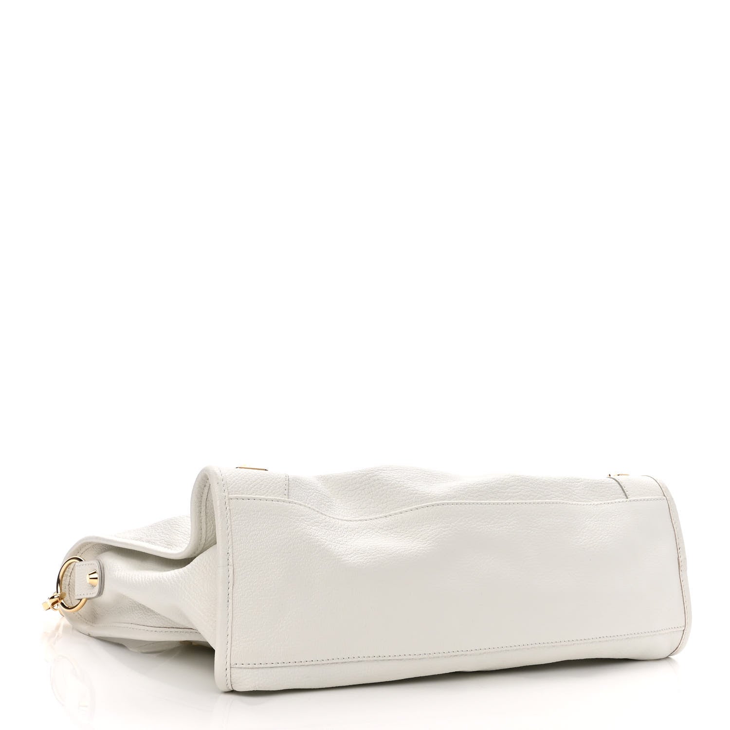 Balenciaga Chevre Gold Metallic Edge Hardware City White 4 of 10