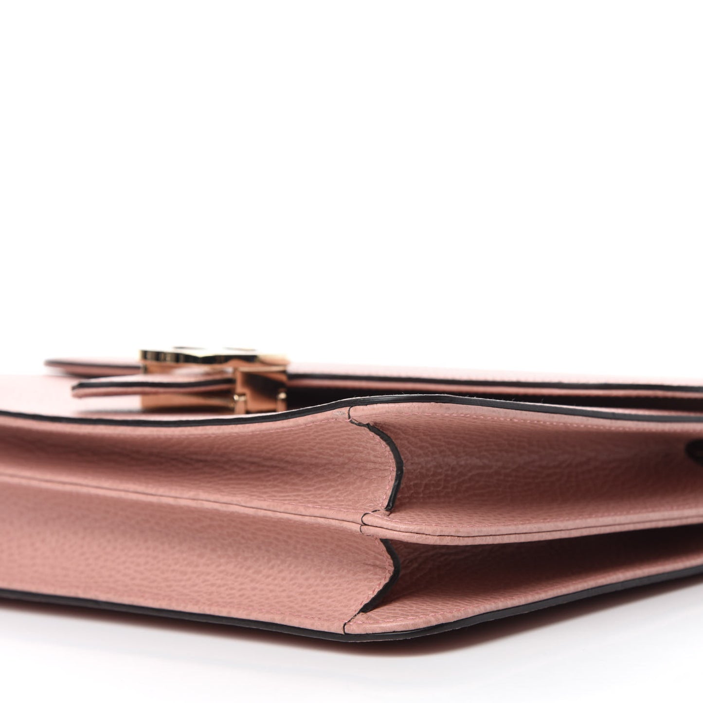 Dollar Calfskin Interlocking G Shoulder Bag Soft Pink