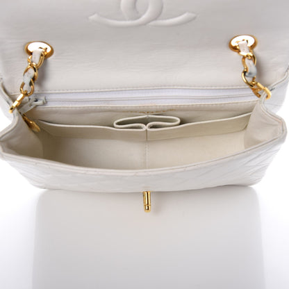 Chanel Lambskin Quilted Mini Square Flap White 6 of 13