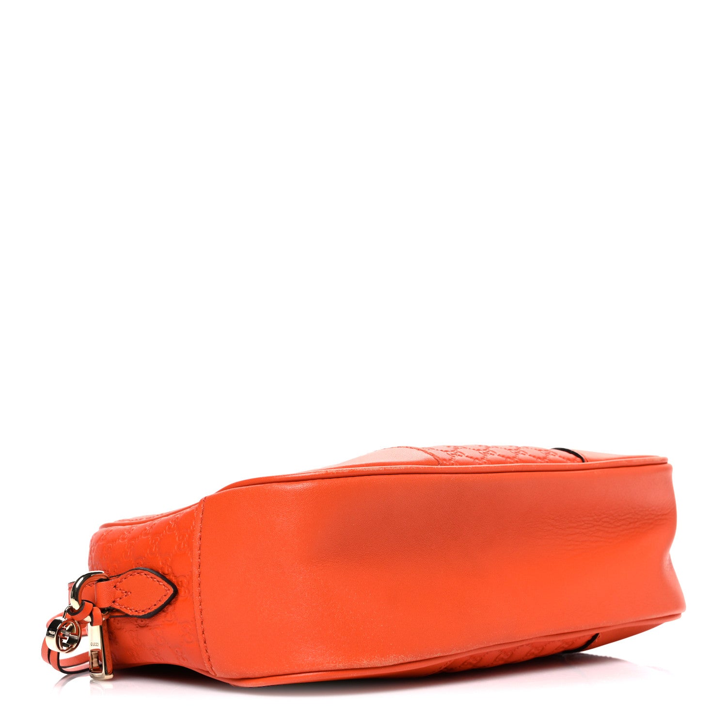Gucci Soft Microguccissima Mini Bree Messenger Bag Sun Orange 4 of 11