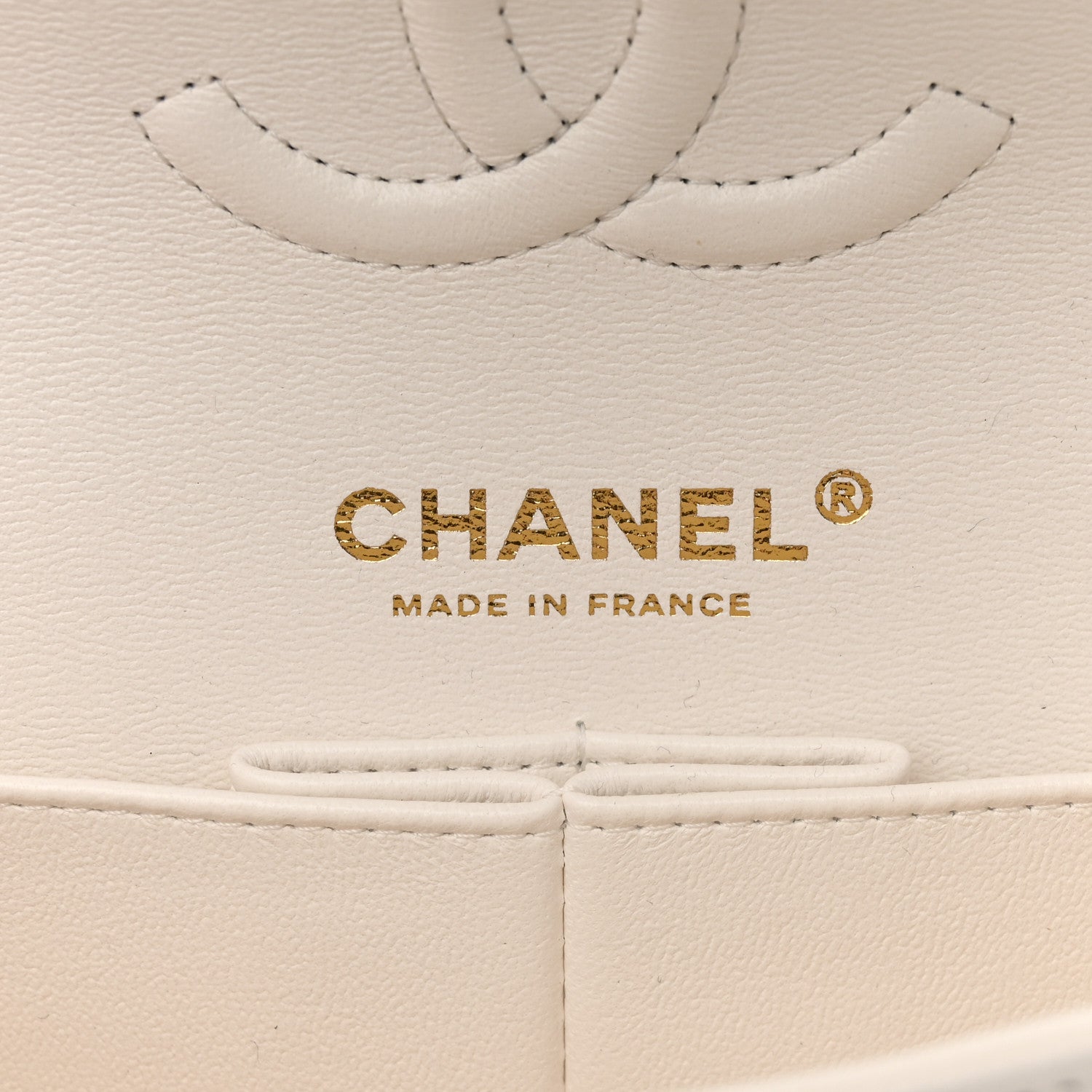 Chanel Caviar Quilted Small Double Flap White 8 of 12