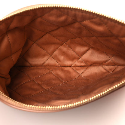 Chanel Shiny Calfskin Quilted Small Chanel 22 Camel 7 of 13