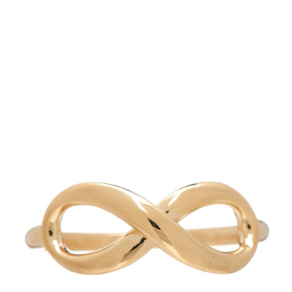 Tiffany 18K Yellow Gold Infinity Ring 54 7 1 of 5
