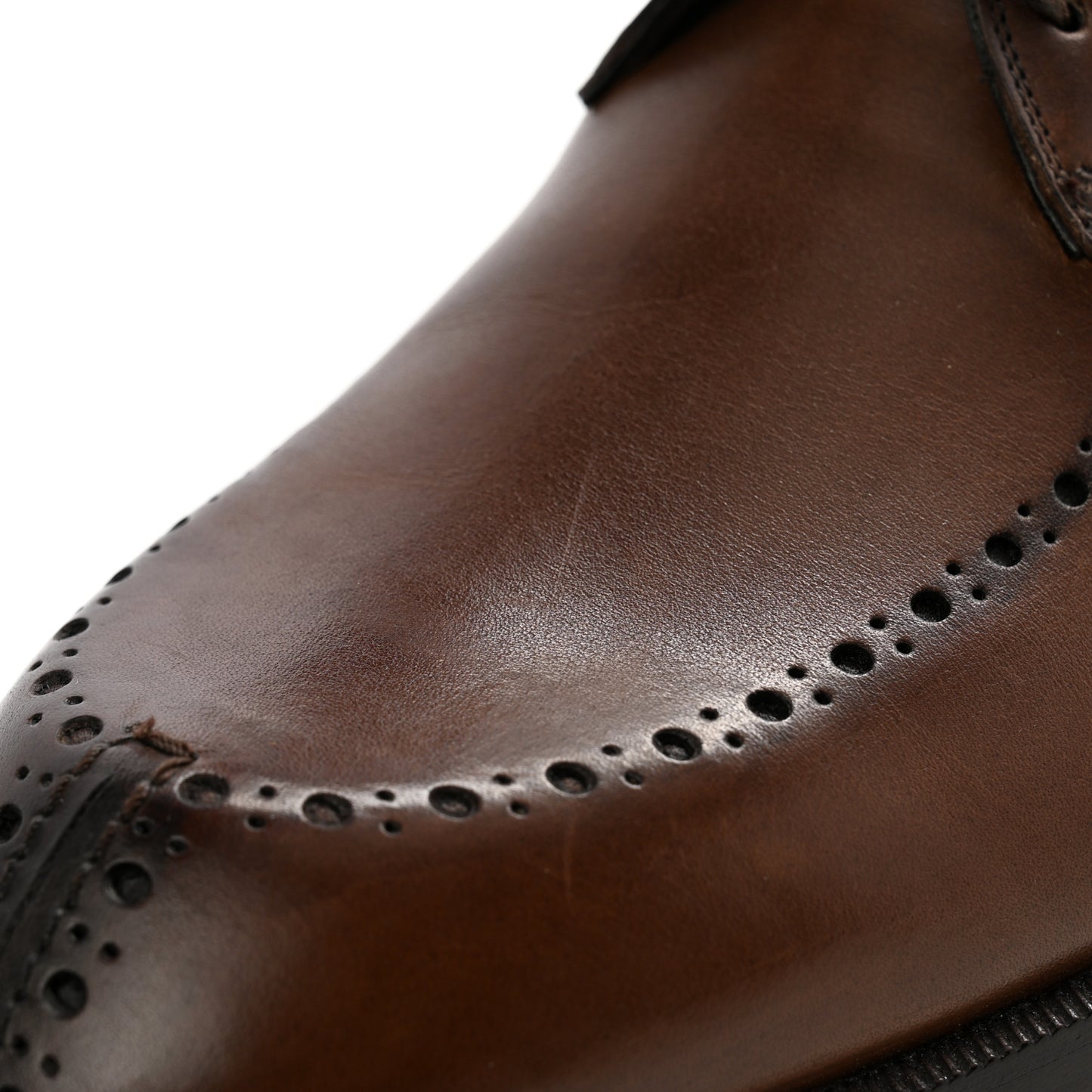 Calfskin A Mon Homme Flat Loafers 42.5 Brown