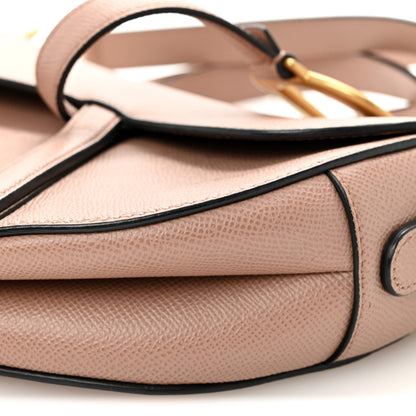 Christian Dior Grained Calfskin Saddle Bag With Strap Fard 10 of 10