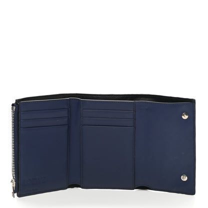 Loewe Calfskin Embossed Small Wallet Navy 5 of 8