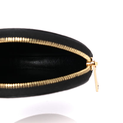 Celine Triomphe Canvas Round Zip Coin Purse 6 of 10