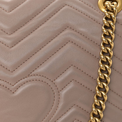 Gucci Calfskin Matelasse Medium GG Marmont Shoulder Bag Porcelain Rose 12 of 12