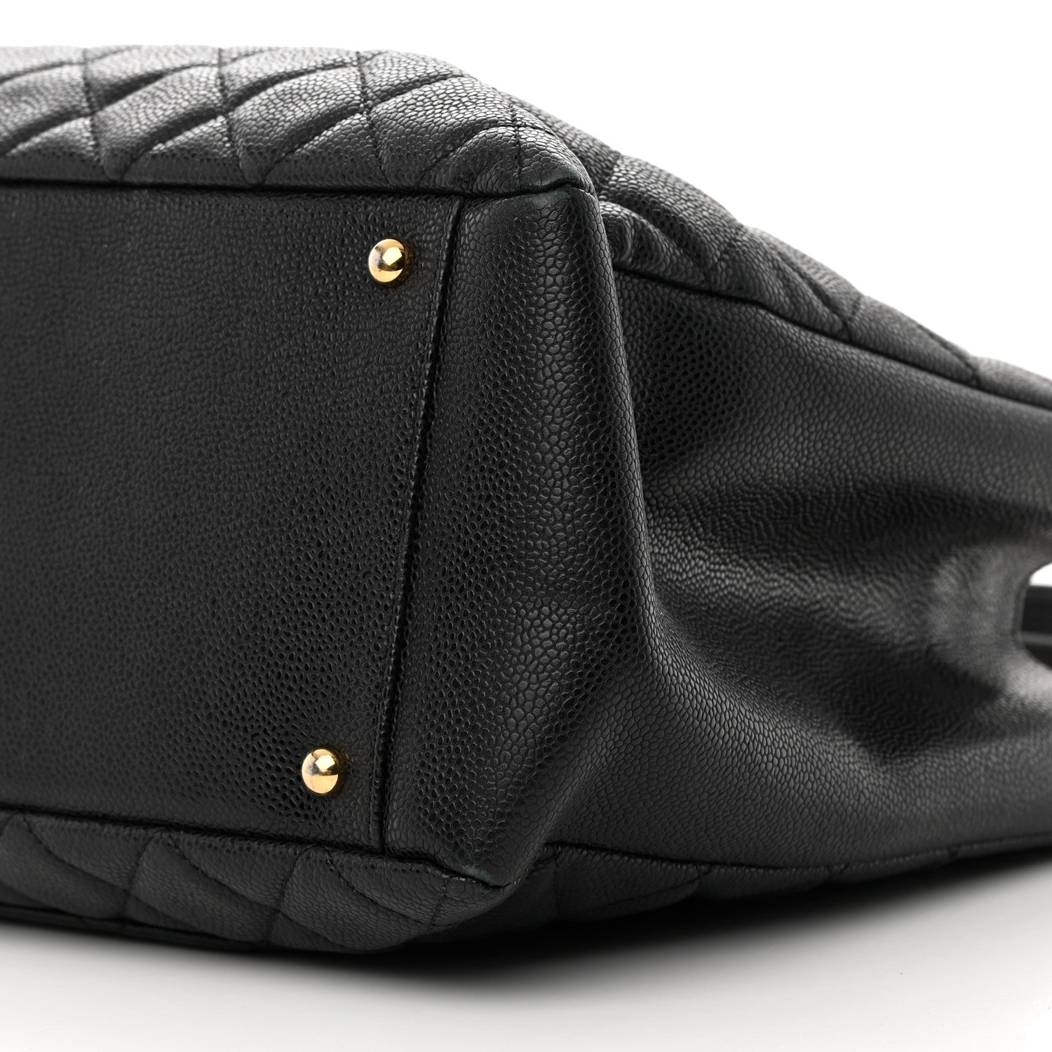 Chanel Caviar Quilted XL Grand Shopping Tote GST Black 10 of 16