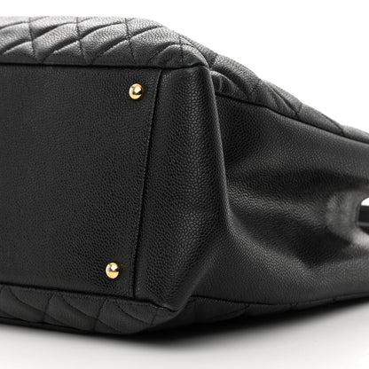 Chanel Caviar Quilted XL Grand Shopping Tote GST Black 10 of 16
