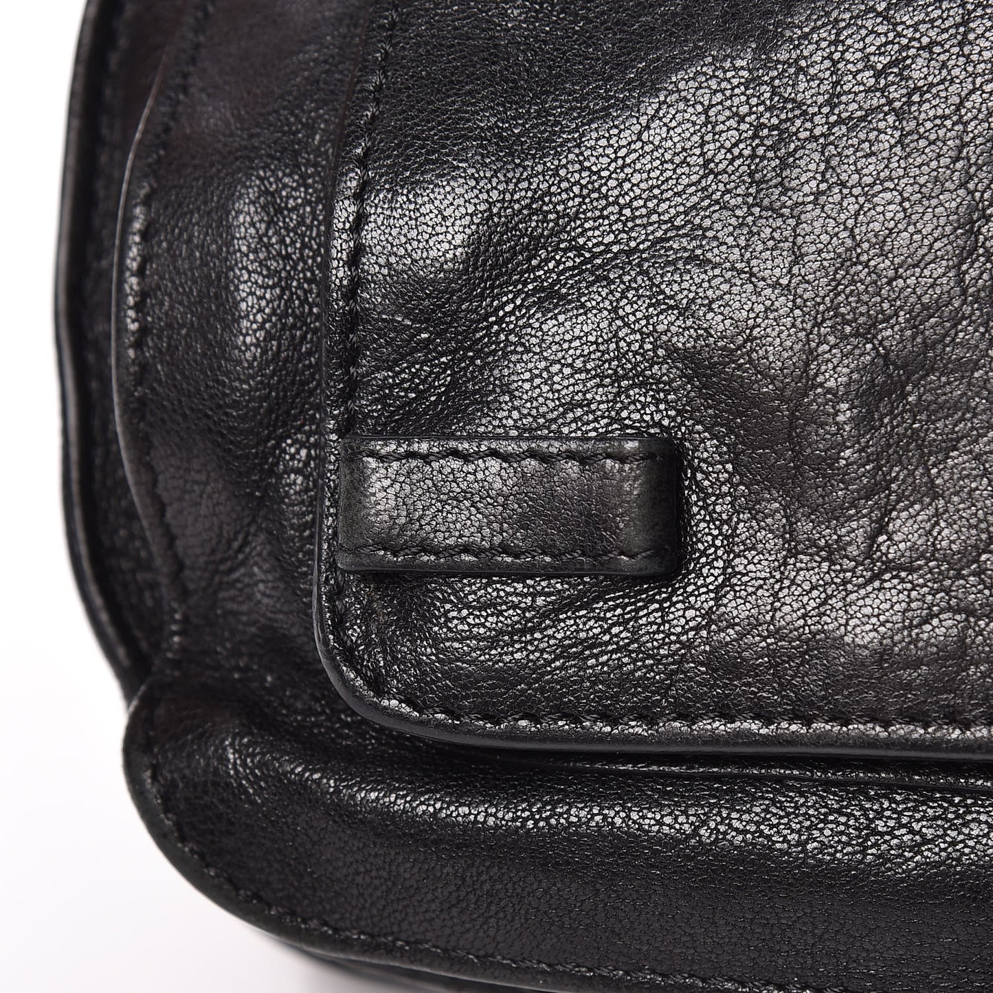 Lambskin PS1 Mini Pouch Messenger Black