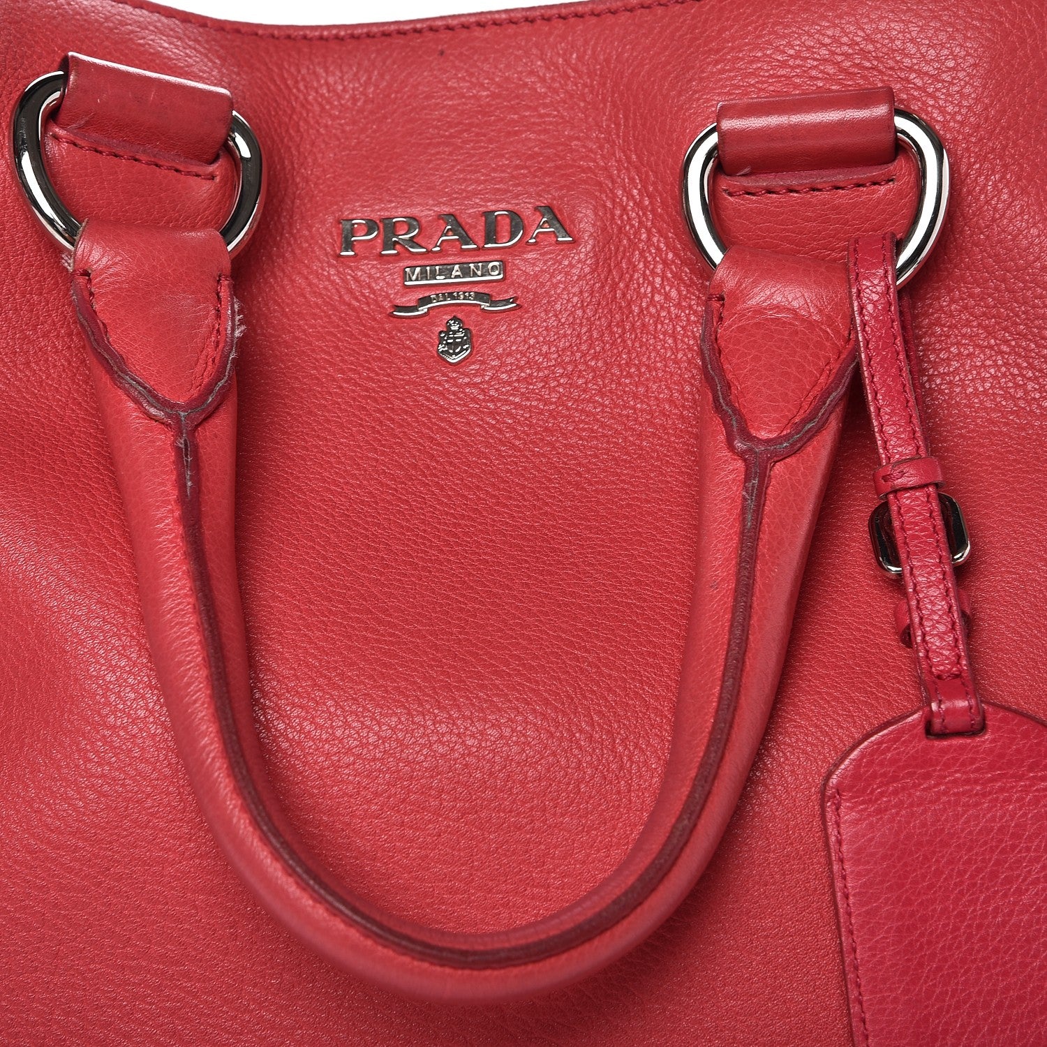 Prada Vitello Phenix Tote Peonia 20 of 26