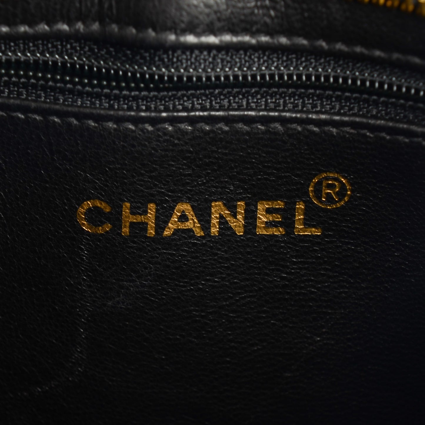 Lambskin Quilted Medallion Tote Black