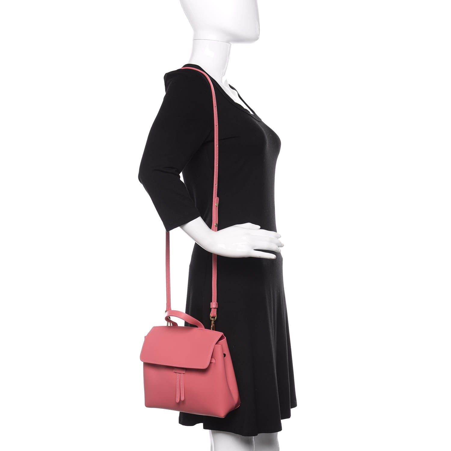 Mansur Gavriel Calfskin Mini Mini Lady Bag Pink 2 of 10