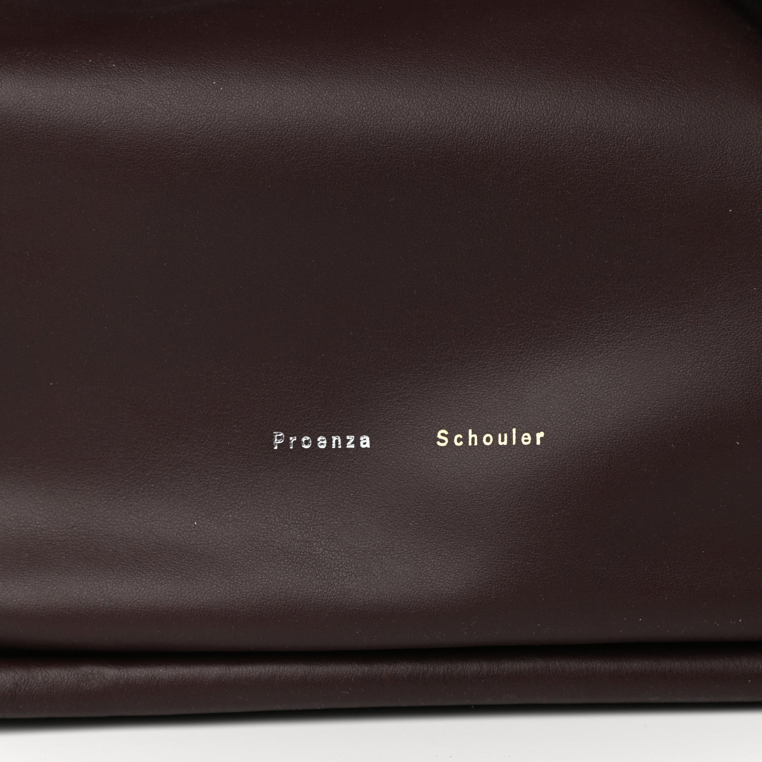Proenza Schouler Calfskin XL Ruched Tote Chocolate Plum 7 of 11