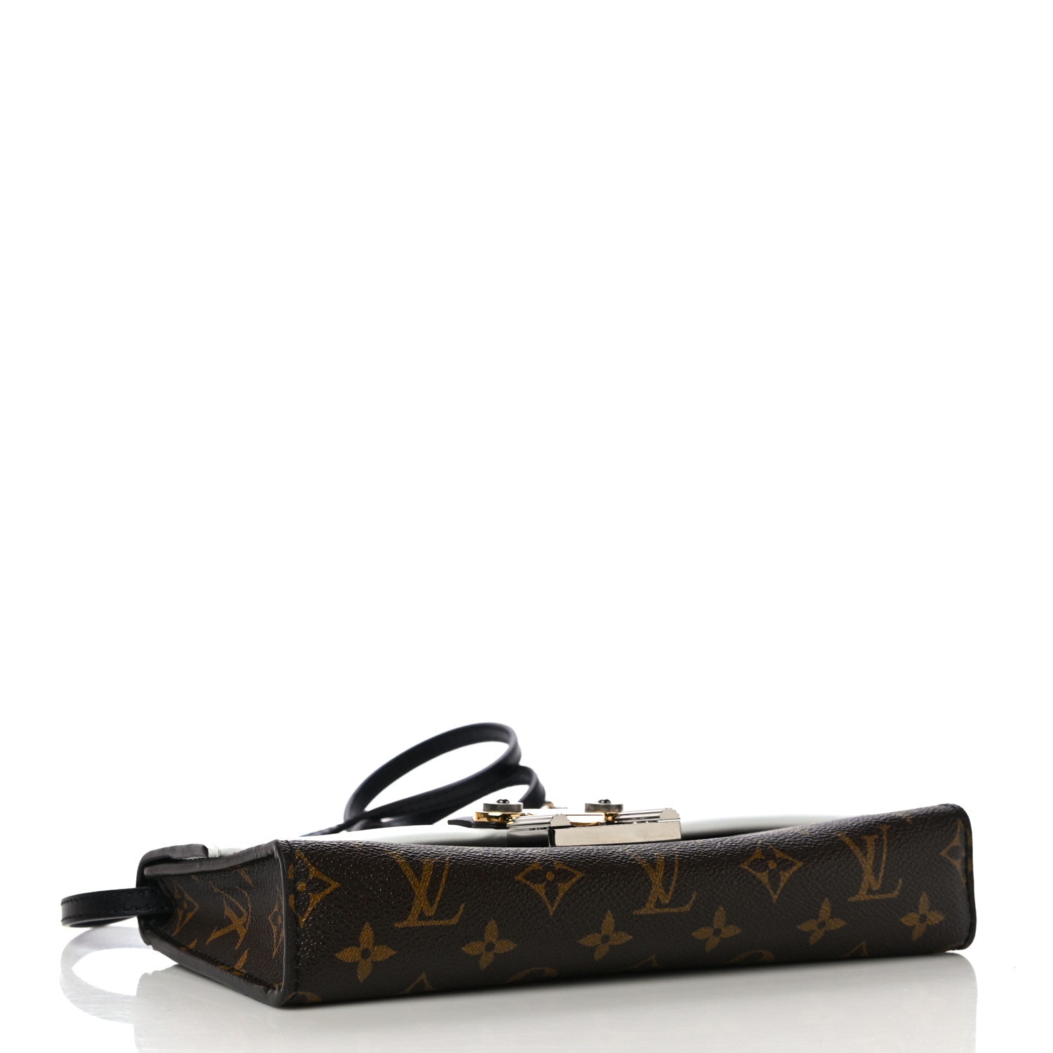 Louis Vuitton Calfskin Monogram Column Clutch 4 of 9