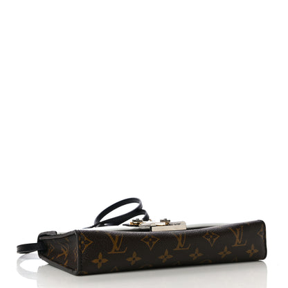 Louis Vuitton Calfskin Monogram Column Clutch 4 of 9