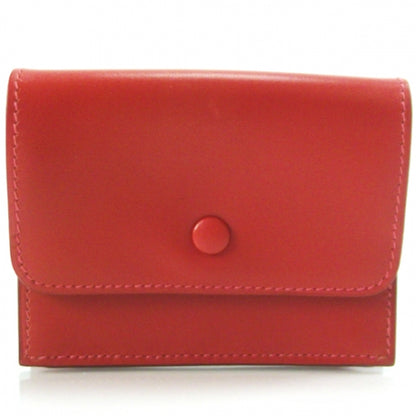 Hermes Sakura Card Holder Red 1 of 7