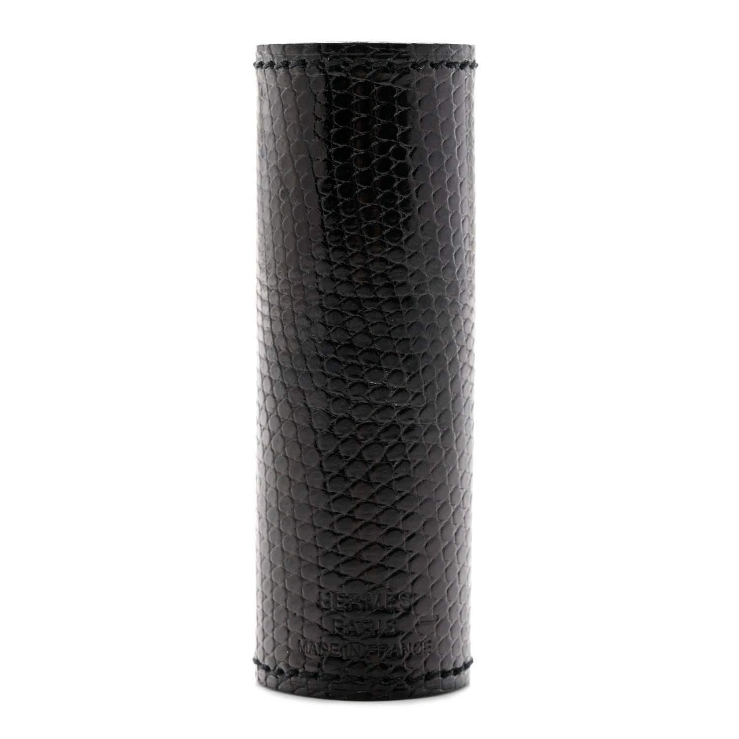 Hermes Lizard Lipstick Case Black 1 of 4